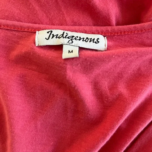 Indigenous summer coral dress - Picture 3 of 8